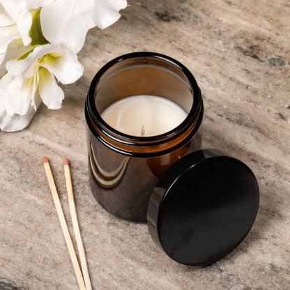 Amber Screw Top Candle Jar Lid