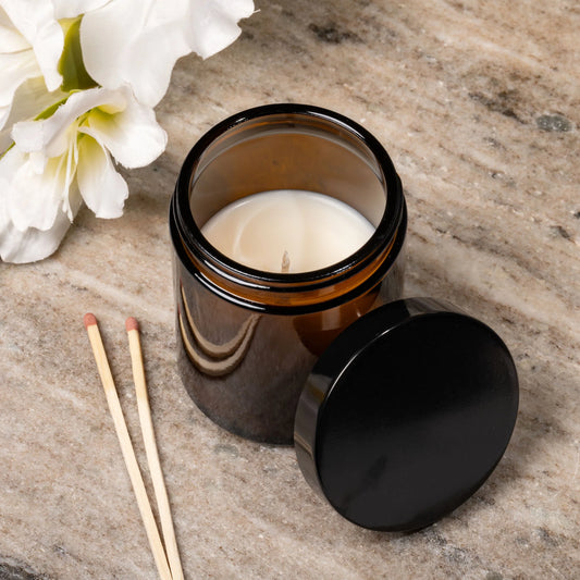 Amber Screw Top Candle Jar Lid
