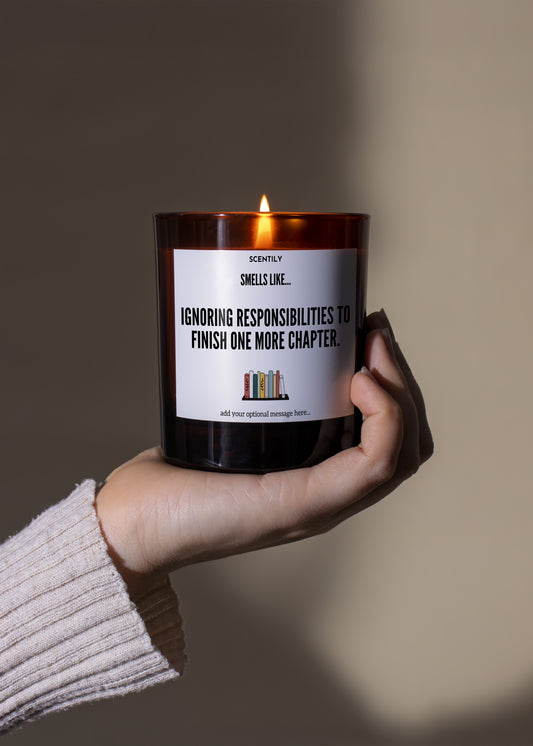 One More Chapter Candle