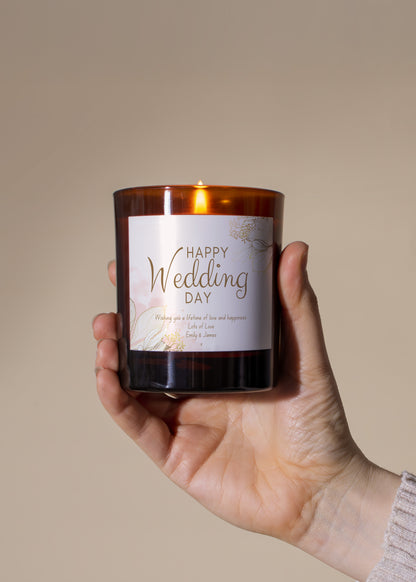 Happy Wedding Day Scented Candle