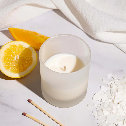 Frosted Candle Jar