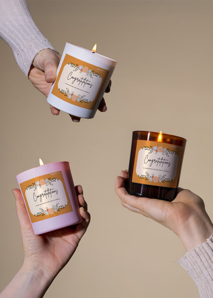 Engaged Congrats Candle
