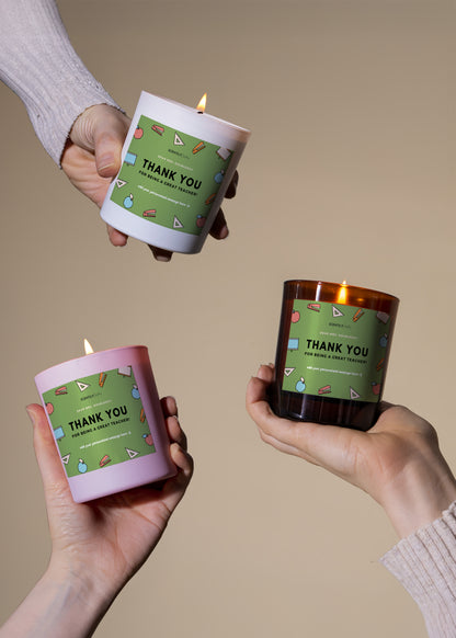 School Thank You Scented Candle