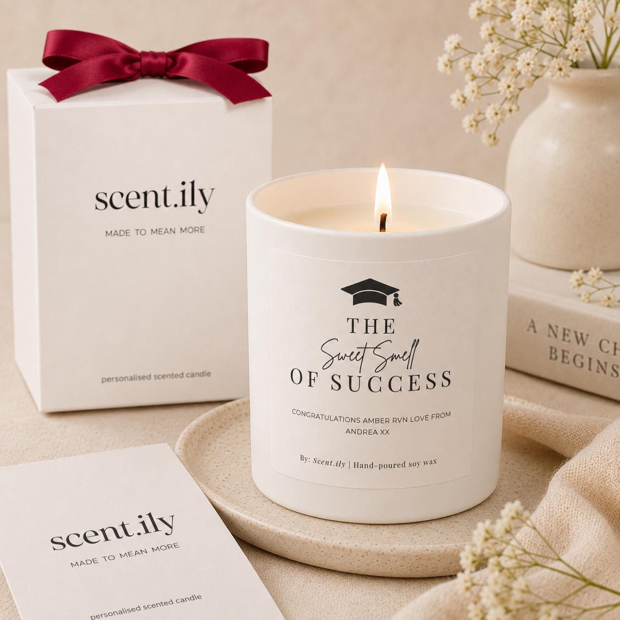 Cream Sweet Smell of Success Candle