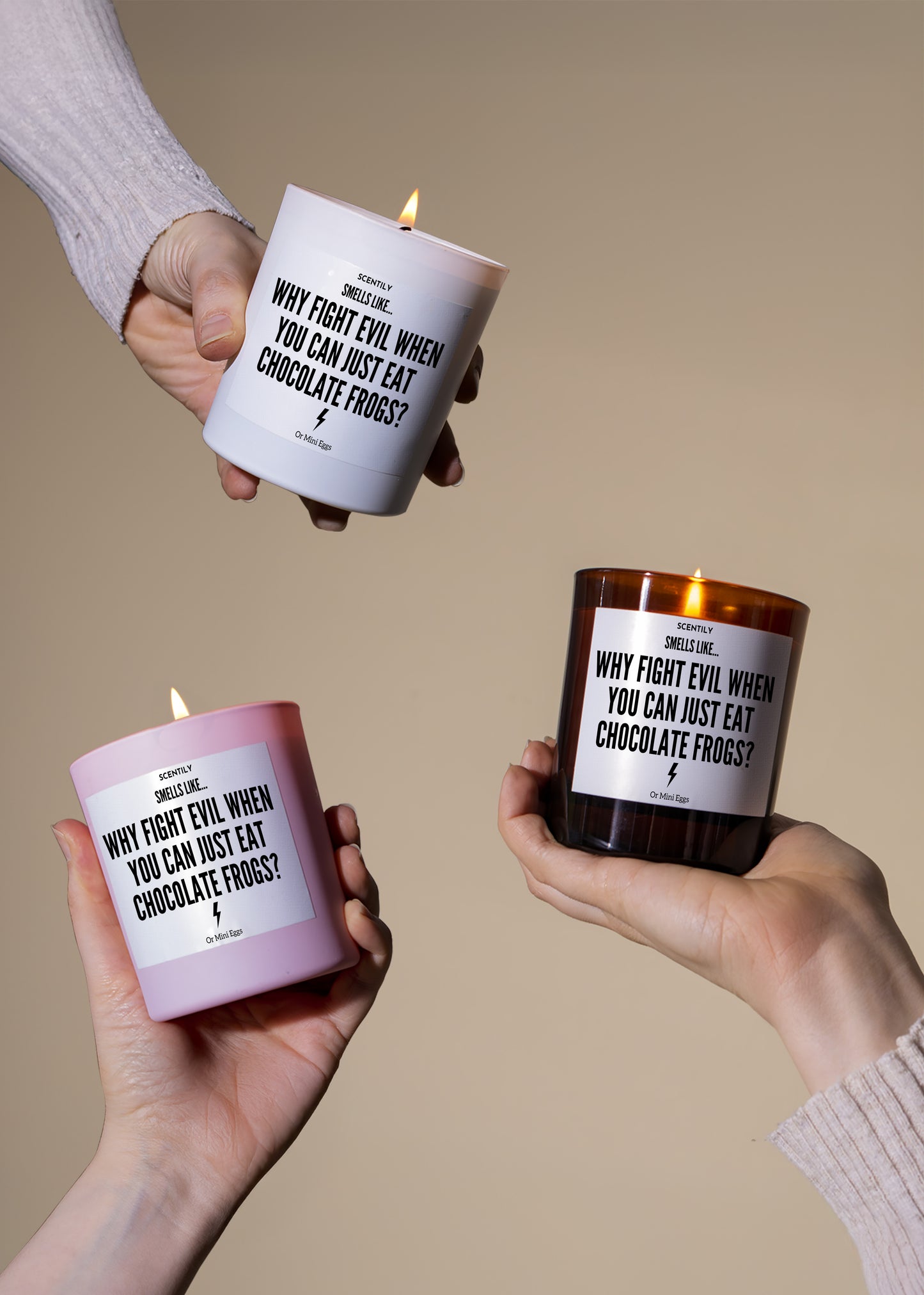 HP Chocolate Frogs Candle