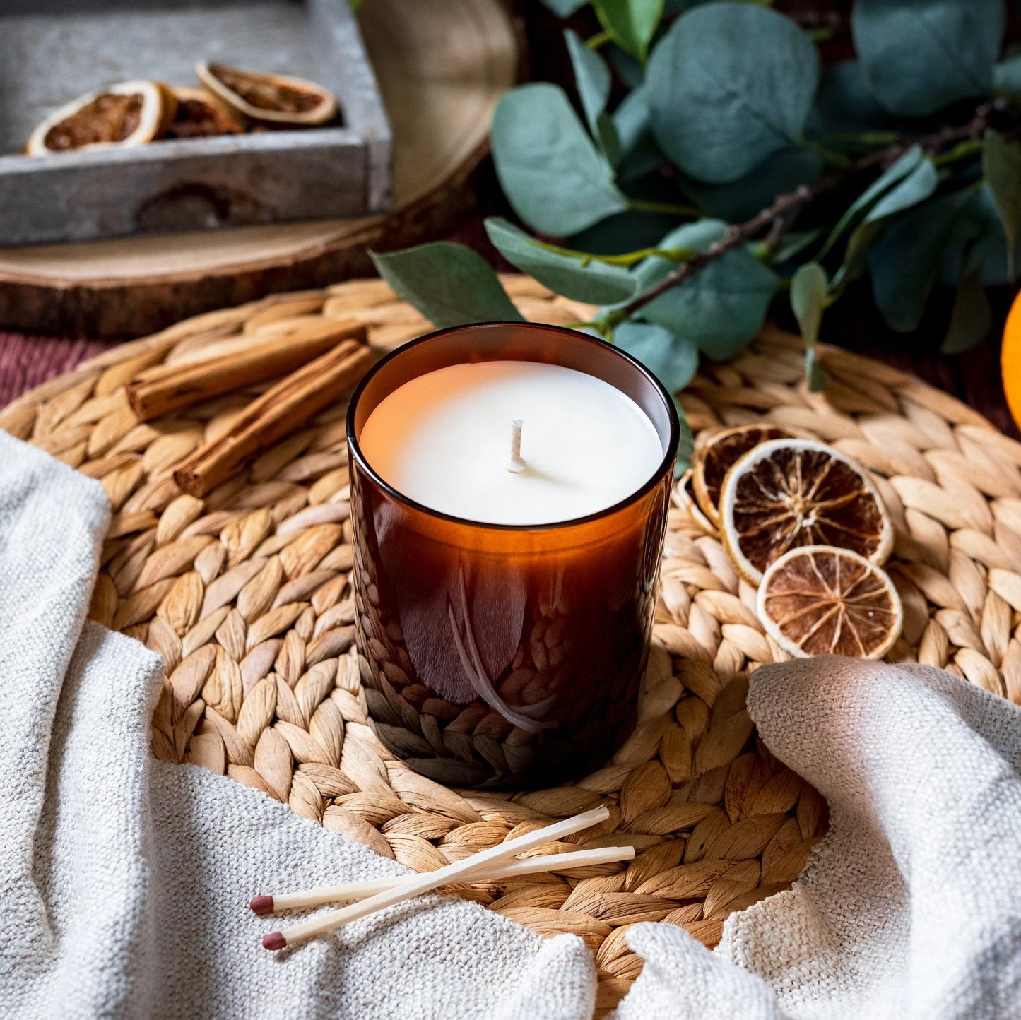 Amber Candle Jar Lid