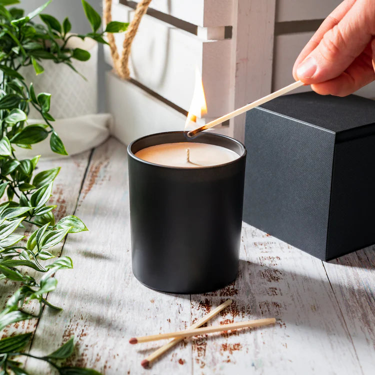 Matte Black Candle Jar Lid