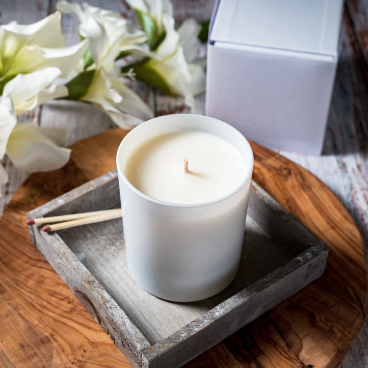 Matte White Candle Jar Lid
