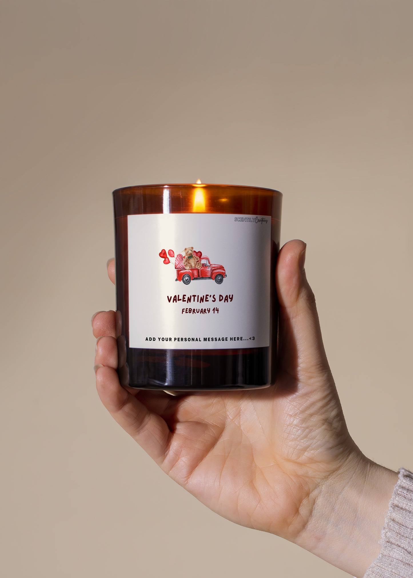 Valentine Car Candle