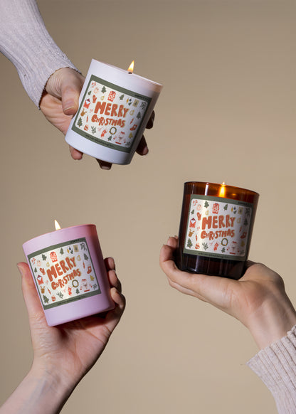 Retro Christmas Scented Candle