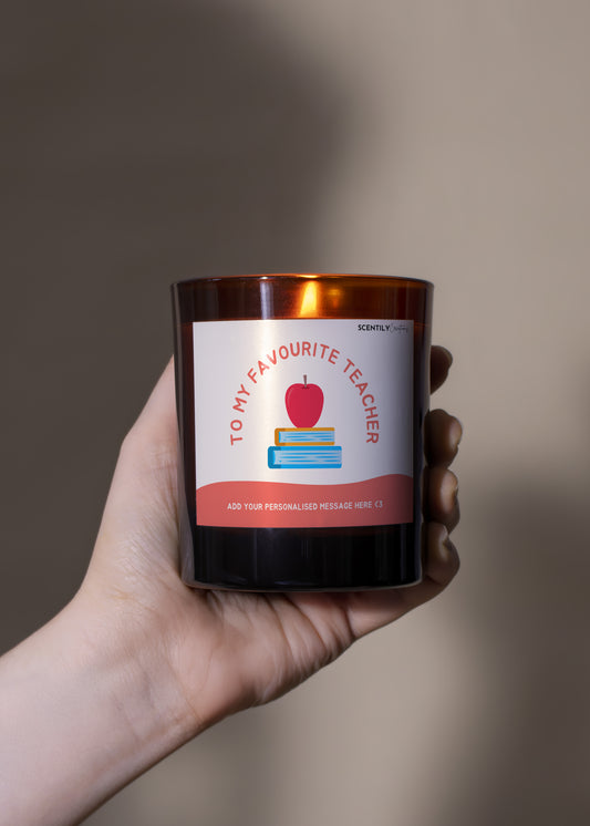 To My Favourite Teacher Scented Candle