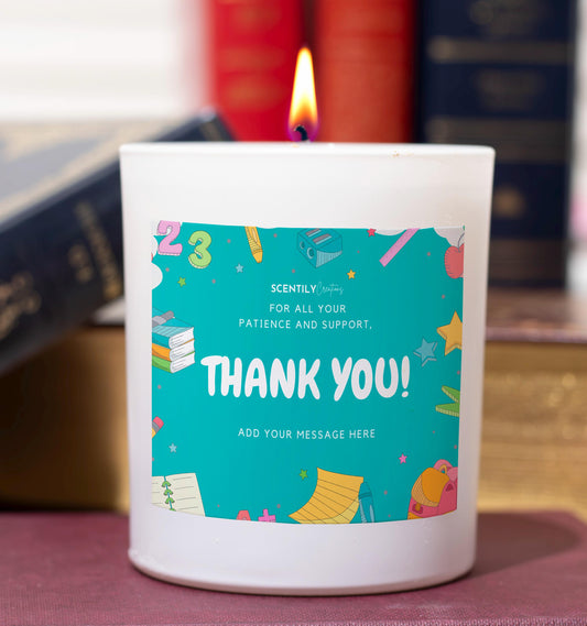 Thank You to my Teacher Scented Candle
