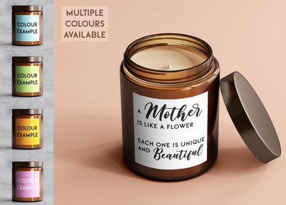 A Mother is Like a Flower Scented Candle