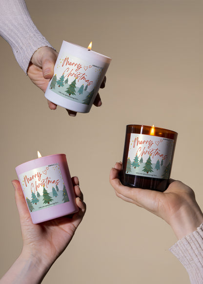 Merry Christmas Trees Scented Candle