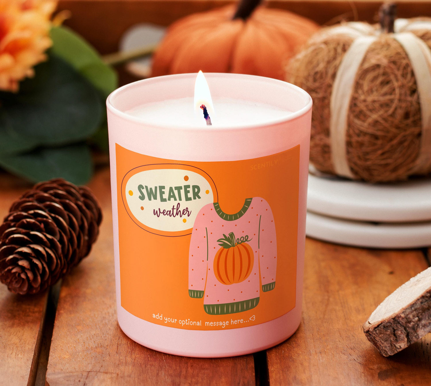 Sweater Weather Pattern Candle