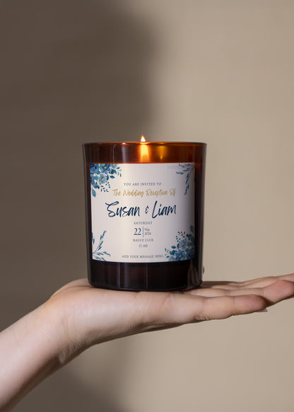 Save the Date Names Scented Candle