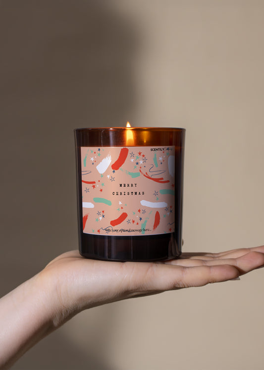 Typewriter Christmas Scented Candle