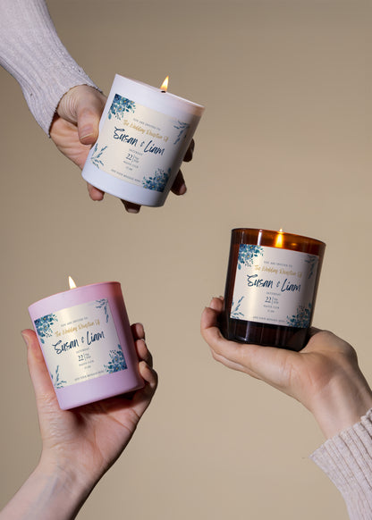 Save the Date Names Scented Candle