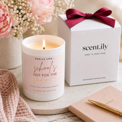 Teacher Appreciation Candle – Luxury Soy Wax, Personalised End Of Year Gift