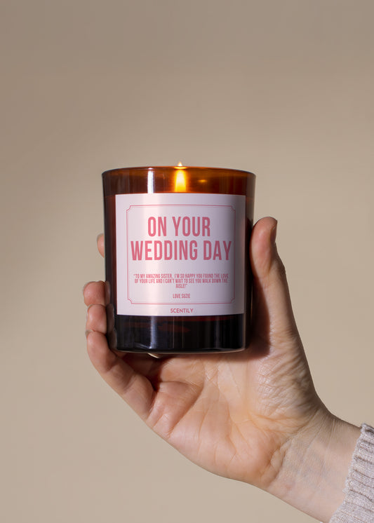 On Your Wedding Day Candle