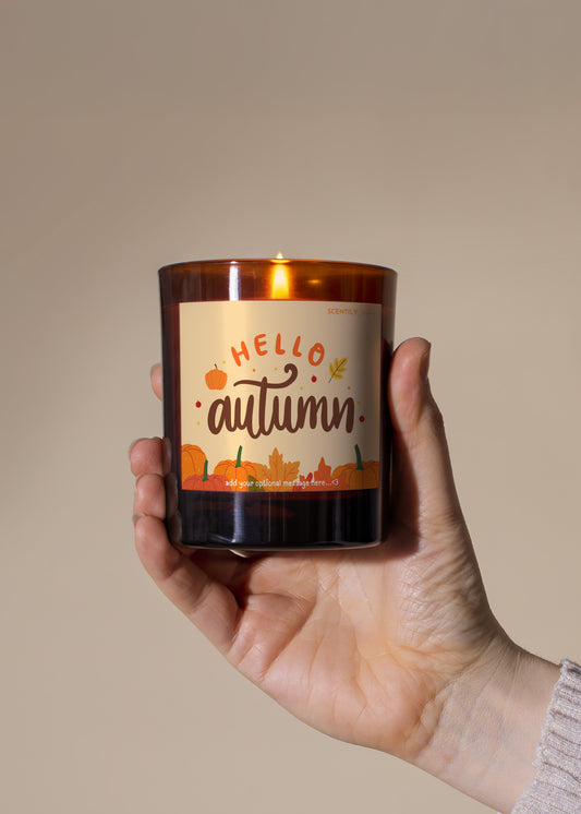 Fall Leaves Scented Candle