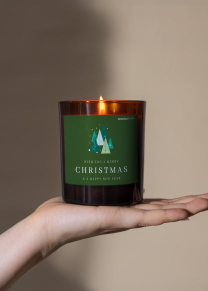 Merry Christmas Candle Scented Candle