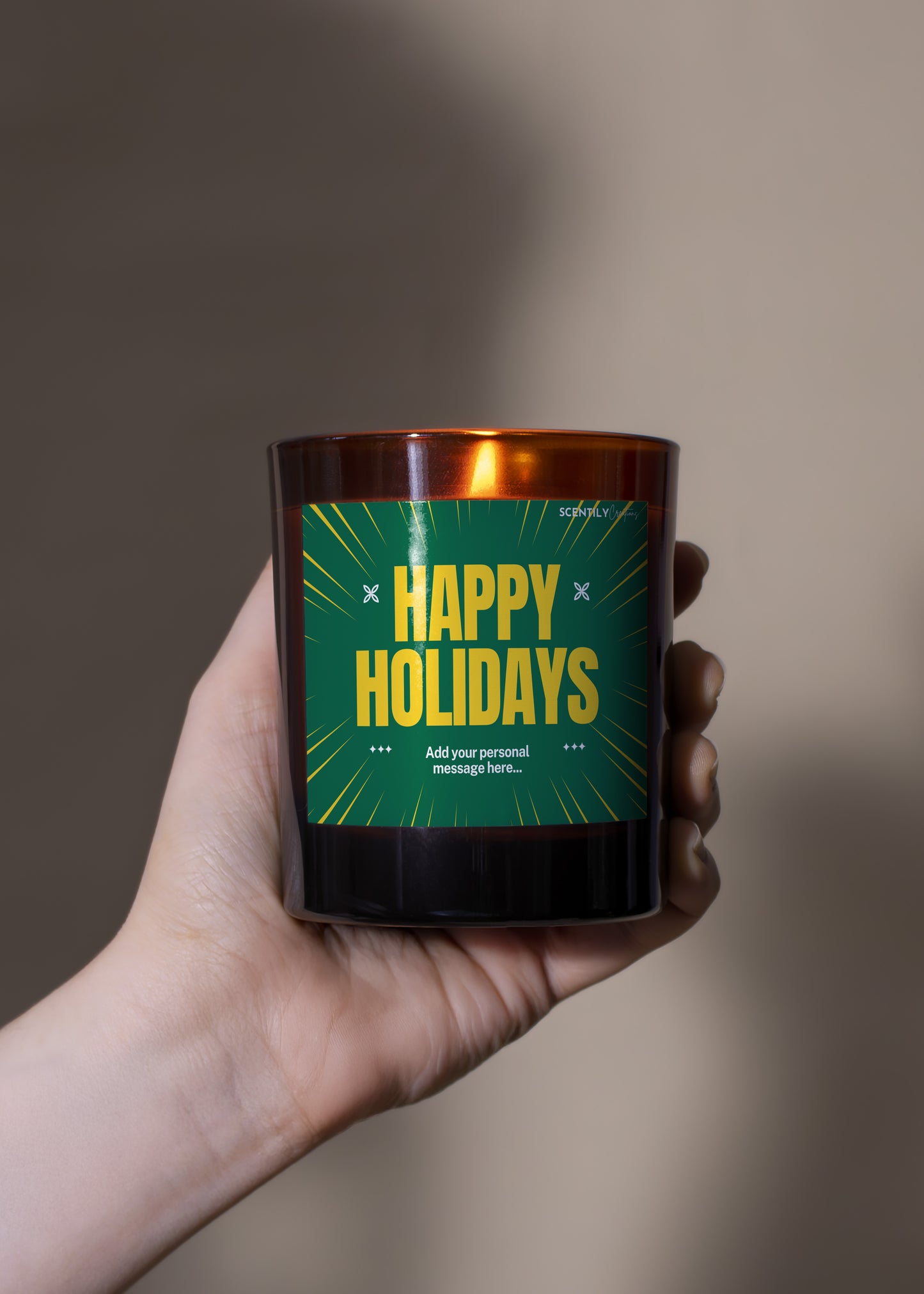 Happy Holidays Scented Candle