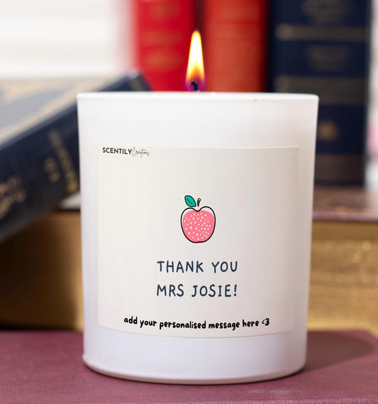 Apple Thank You Scented Candle