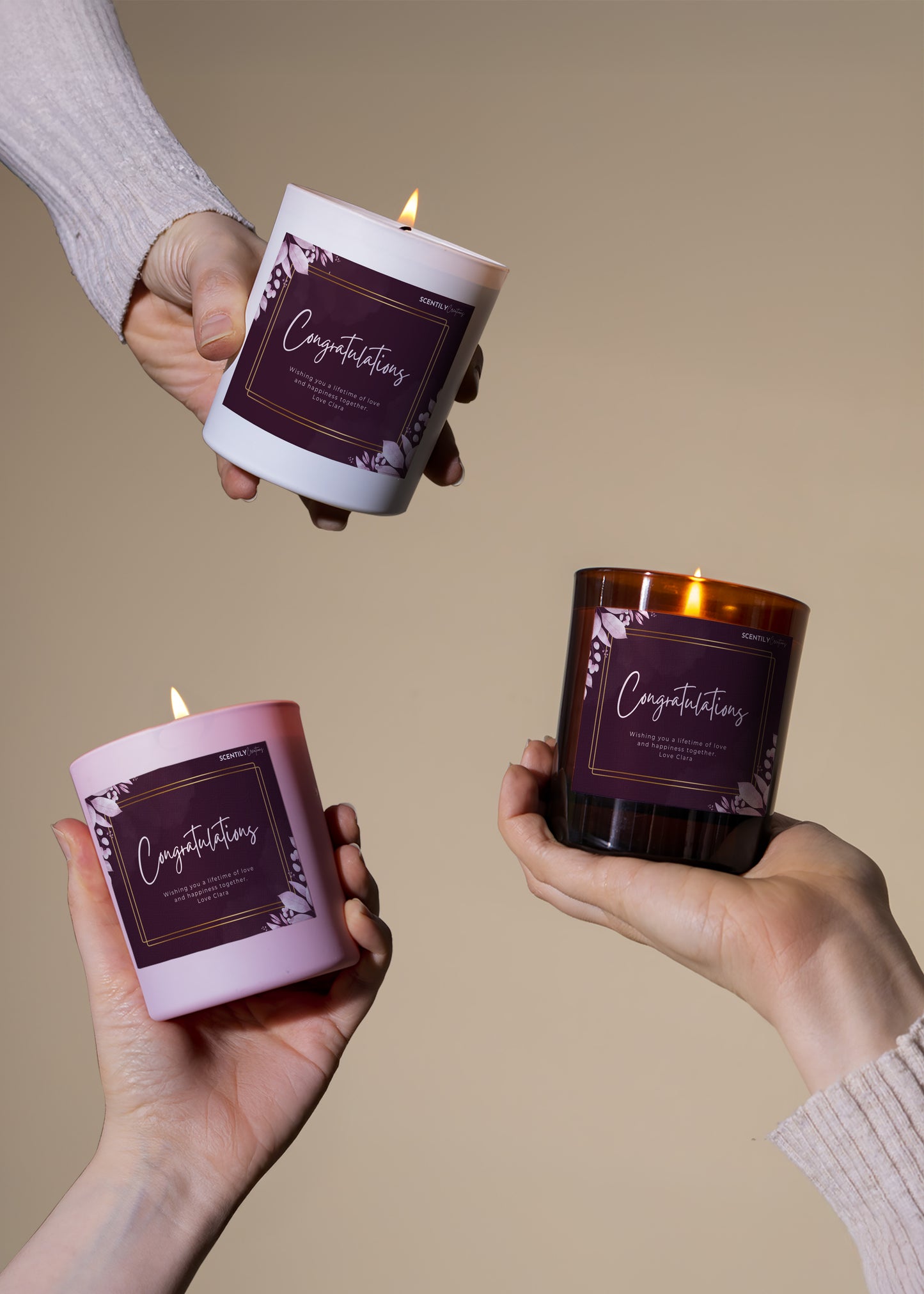 Royal Congratulations Scented Candles