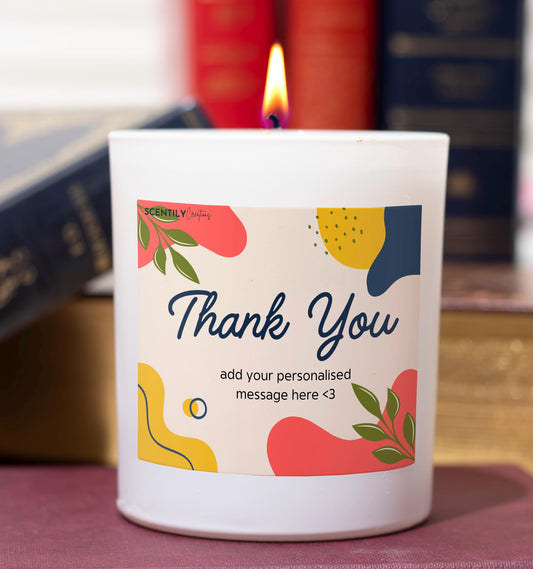 Thank You Splat Scented Candle