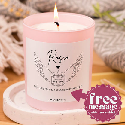 Remembrance Candle for Pet Dog