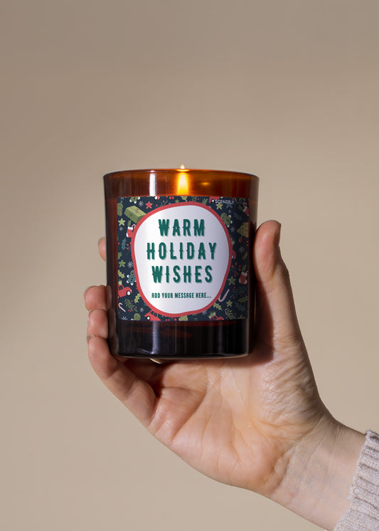 Warm Holiday Wishes Scented Candle