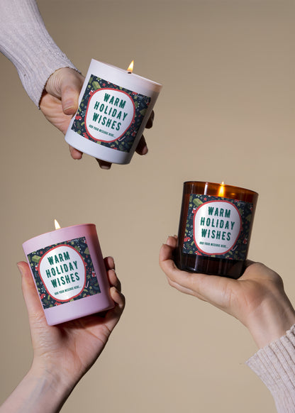Warm Holiday Wishes Scented Candle