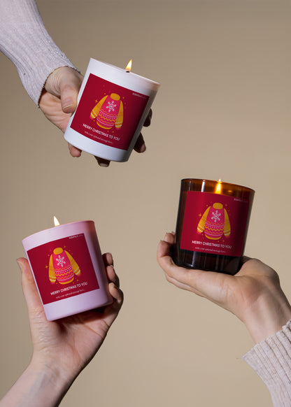 Merry Christmas Sweater Scented Candle