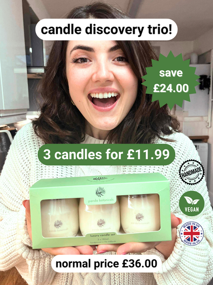 Panda Botanicals – Candle Discovery Trio