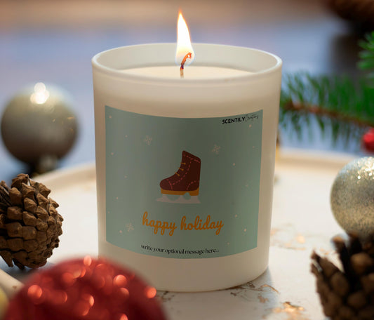 Christmas Ice Skate Scented Candle