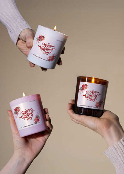 Happy Valentine Candle