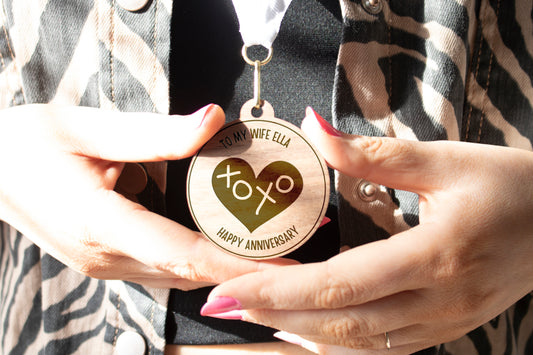 XOXO Anniversary Medal