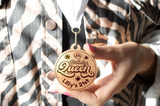 Birthday Queen Medal