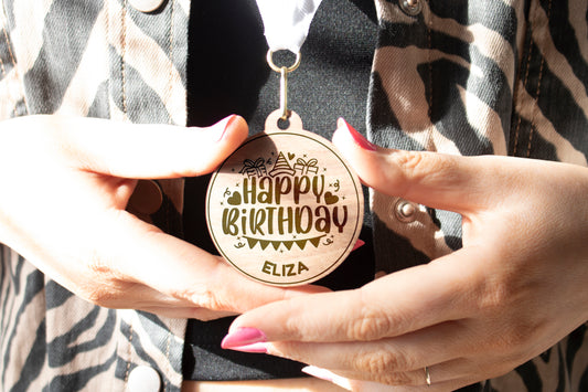 Happy Birthday Medal