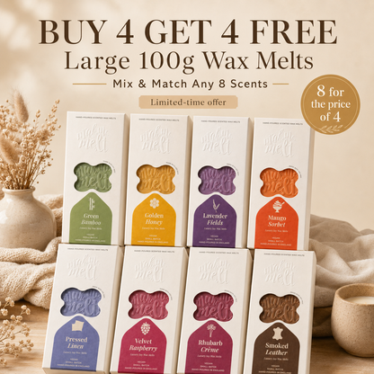 Buy 4 Get 4 Free Offer - 100g Wax Melts