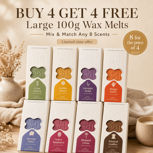 Buy 4 Get 4 Free Offer - 100g Wax Melts