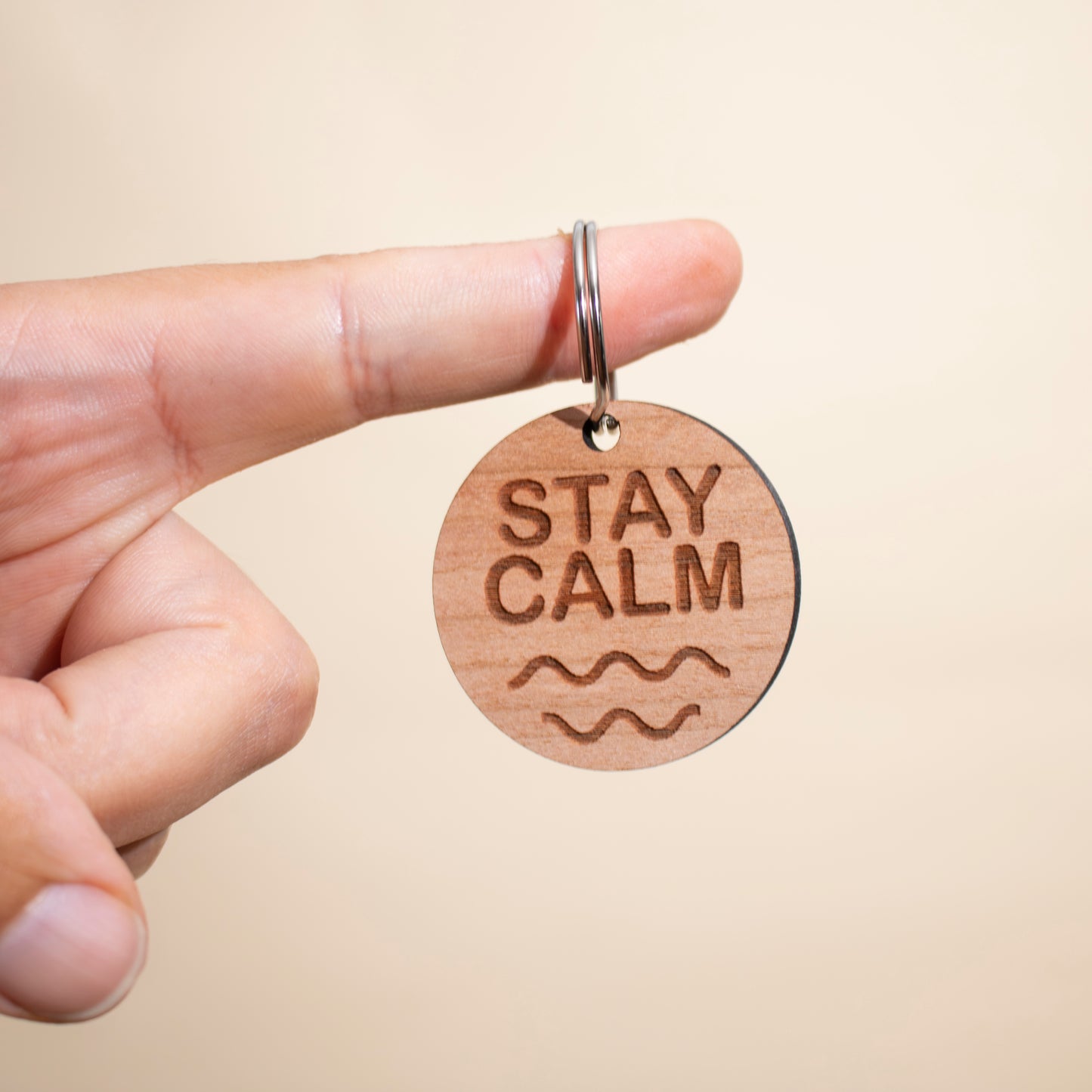 Stay Calm Keyring