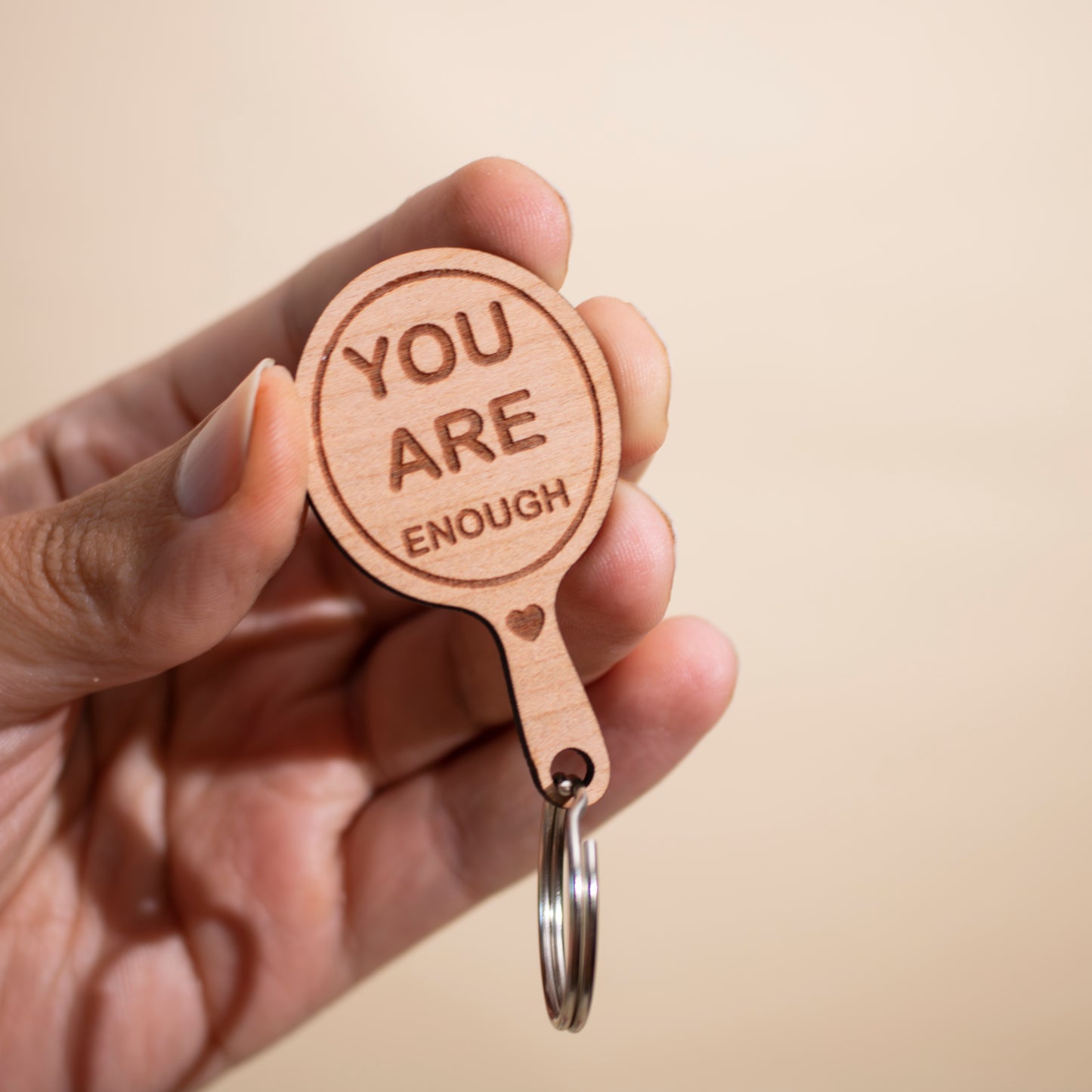 You Are Enough Keyring