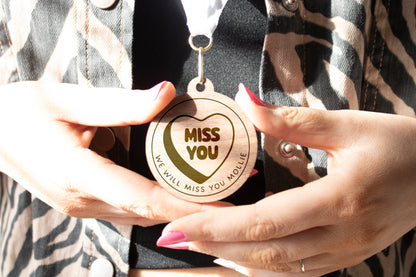 Miss You Heart Medal