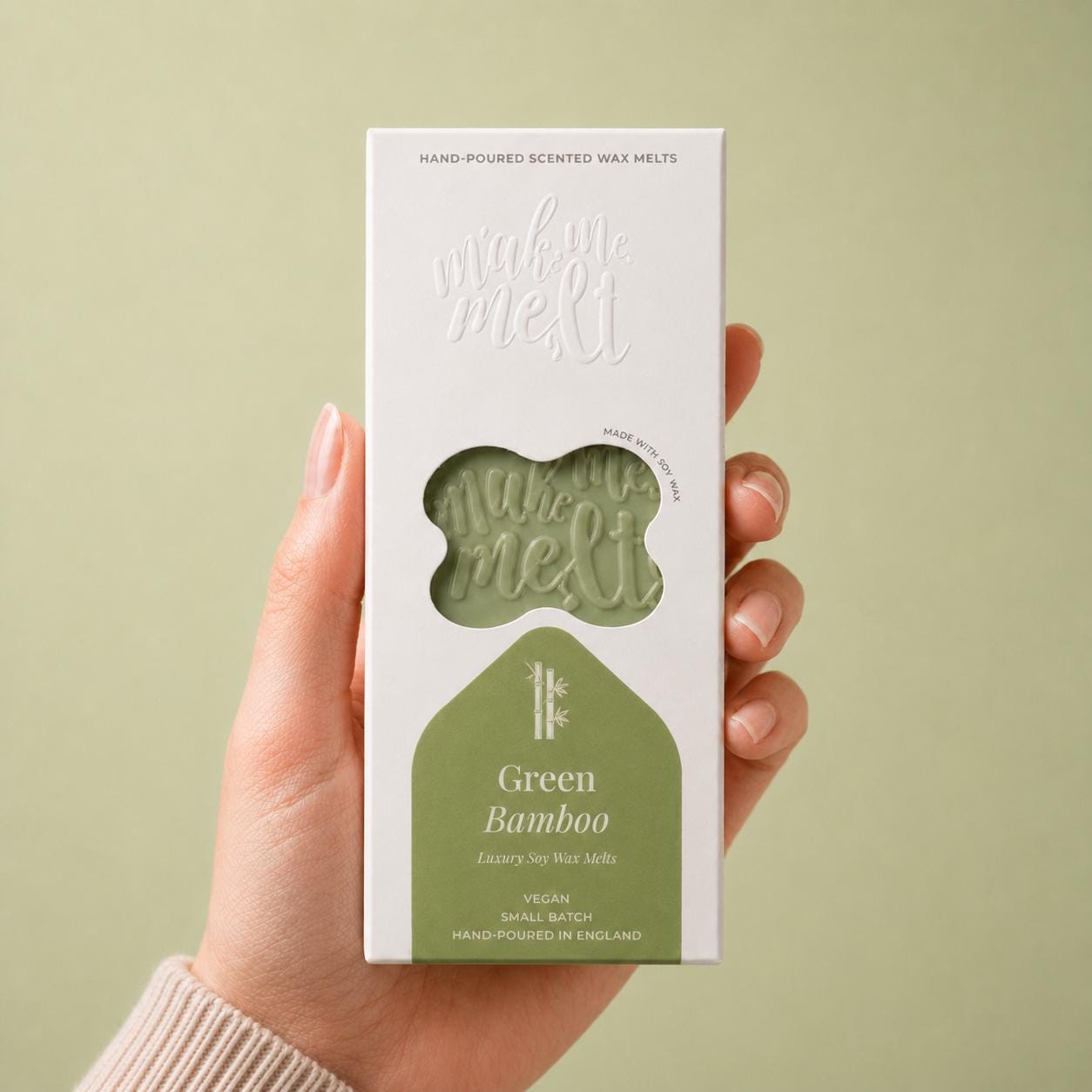 Green Bamboo 100g Wax Bar