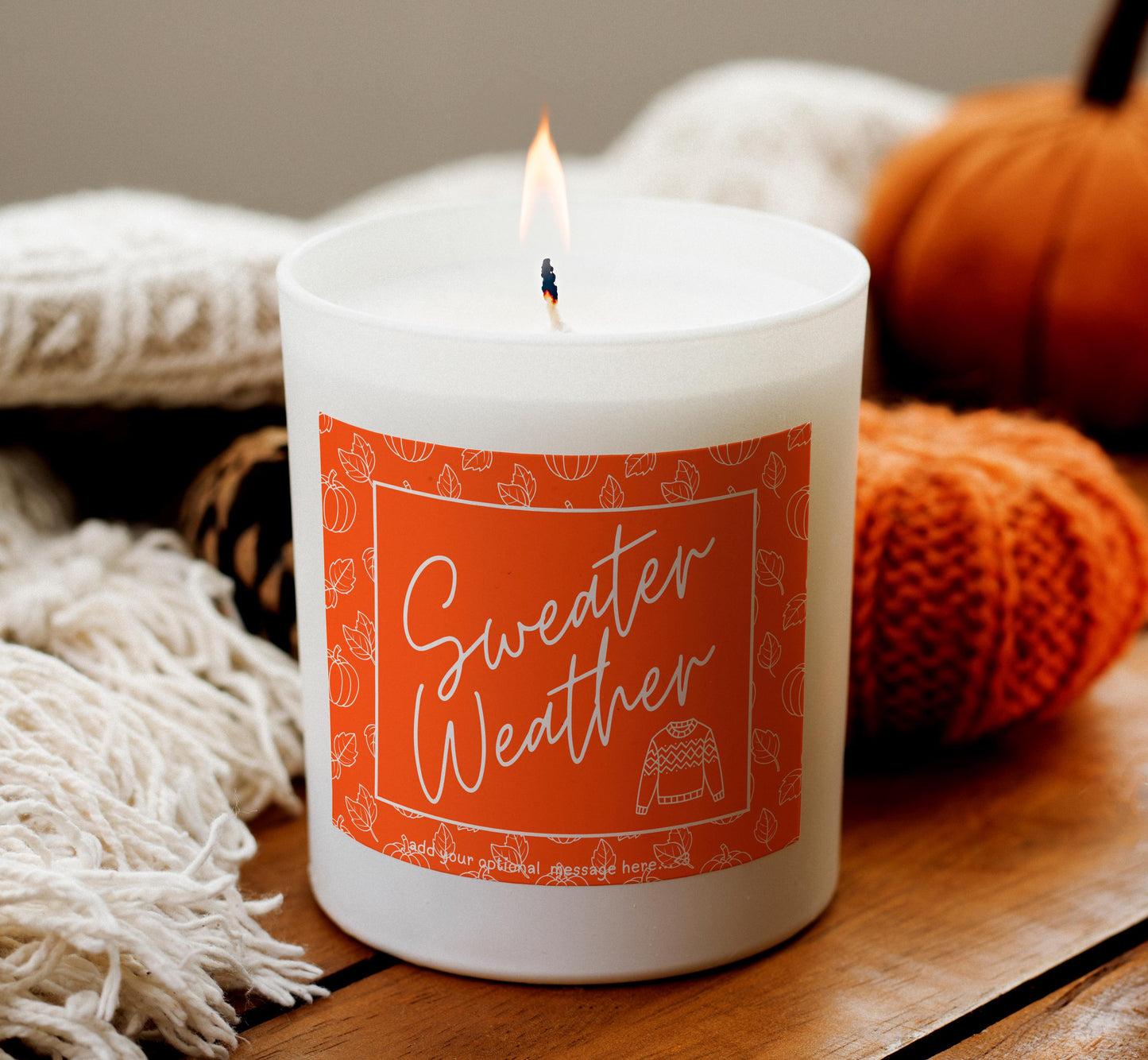 Sweater Weather Autumnal Candle