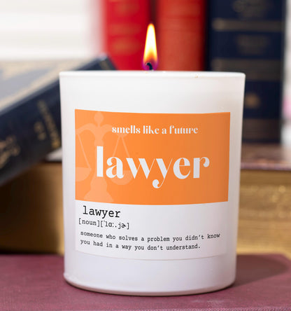 Future Lawyer Scented Candle