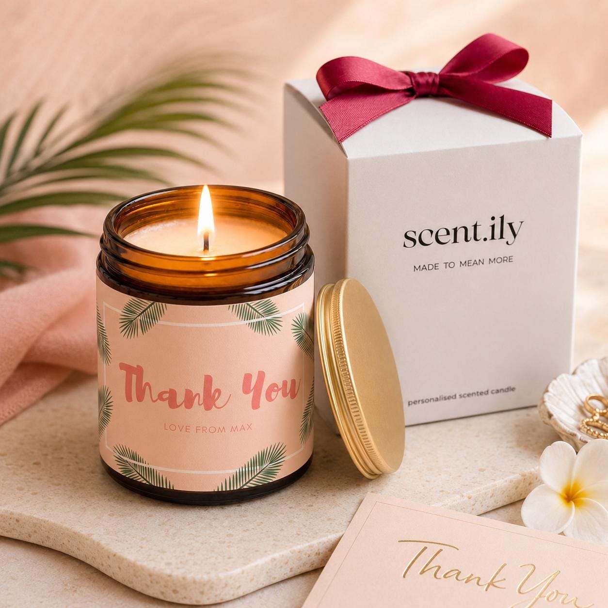 Teacher Appreciation Candle – Personalised Soy Wax Gift For Nursery & Teaching Assistants