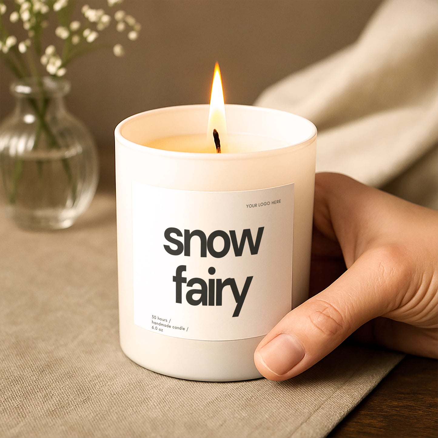 Branded Candle Sample